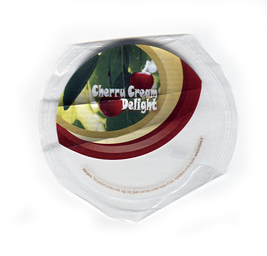 Cherry Cream delight label